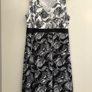 Lola Black and White sundress Medium